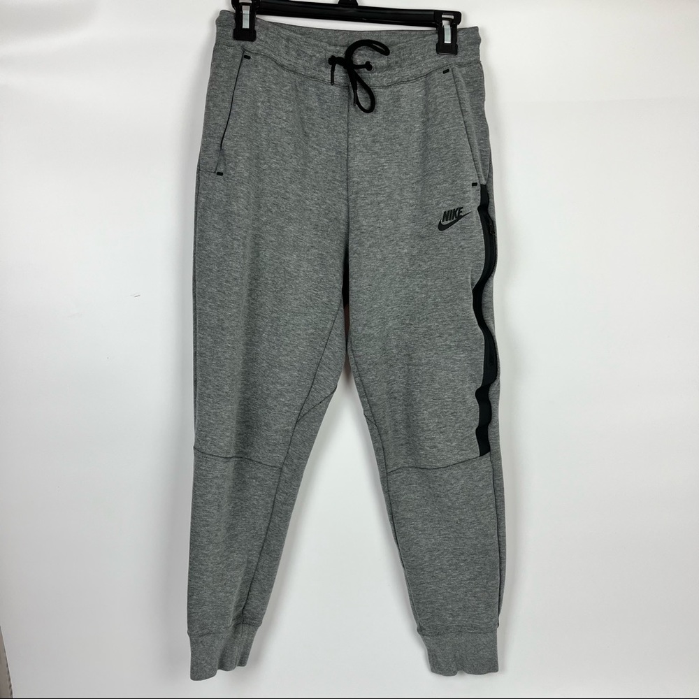 Nike Gray Sweatpants with Black Accents